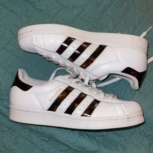 Tortoise Shell Adidas Superstars